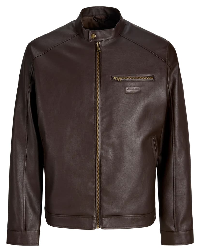 کاپشن مردانه Jack & Jones چرم PU فیت راحت کاپشن مردانه Jack & Jones چرم PU فیت راحت
