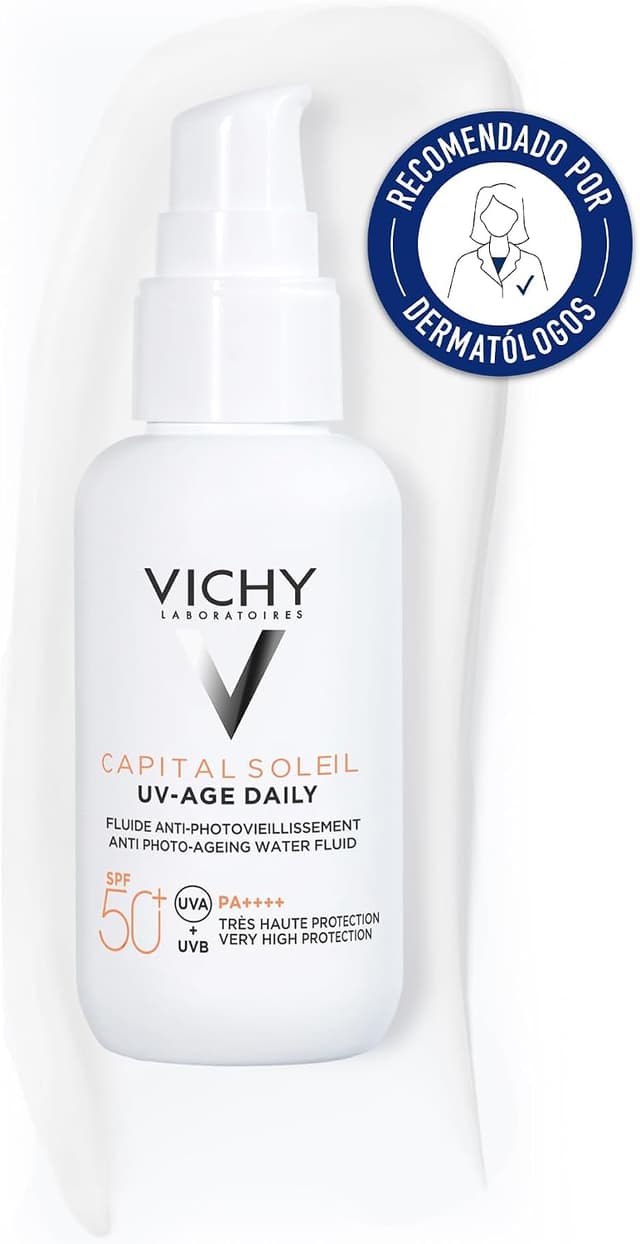 کرم ضدآفتاب روزانه VICHY ضدپیری نوری Capital Soleil Uv Age SPF50 40ml کرم ضدآفتاب روزانه VICHY ضدپیری نوری Capital Soleil Uv Age SPF50 40ml