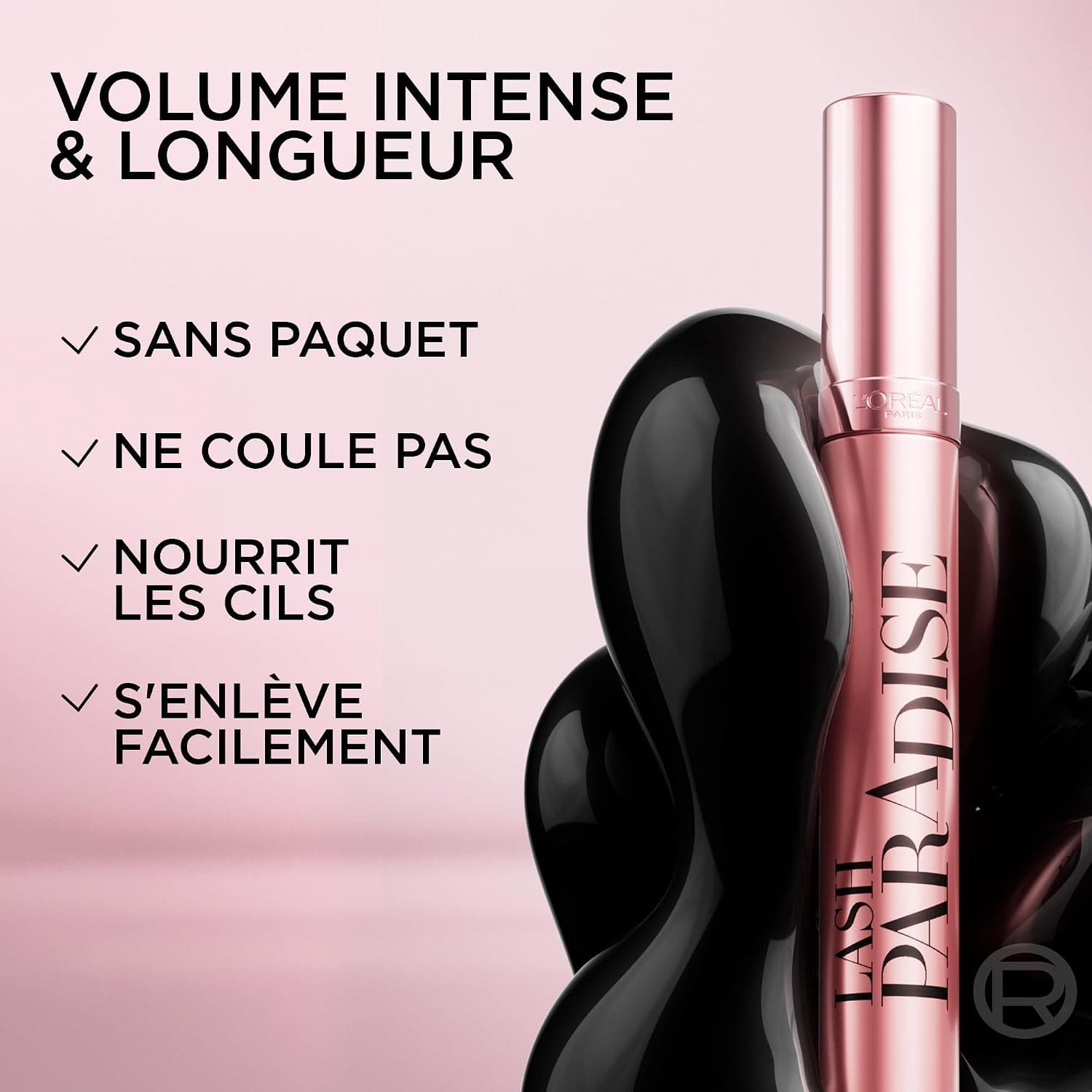 ریمل مژه مناسب چشمهای حساس L'Oreal Paris حجمدهنده و بلندکننده Lash Paradise مشکی با روغن کرچک ریمل مژه مناسب چشمهای حساس L'Oreal Paris حجمدهنده و بلندکننده Lash Paradise مشکی با روغن کرچک