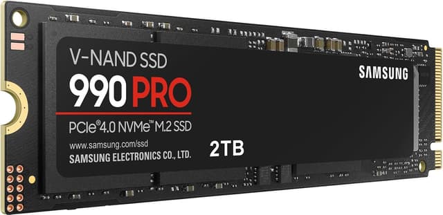 حافظه SSD داخلی Samsung 990 PRO ظرفیت 2TB رابط PCIe 4.0 فرم M.2 2280 با سرعت خواندن تا 7,450 MB/s مدل MZ-V9P2T0B/AM حافظه SSD داخلی Samsung 990 PRO ظرفیت 2TB رابط PCIe 4.0 فرم M.2 2280 با سرعت خواندن تا 7,450 MB/s مدل MZ-V9P2T0B/AM