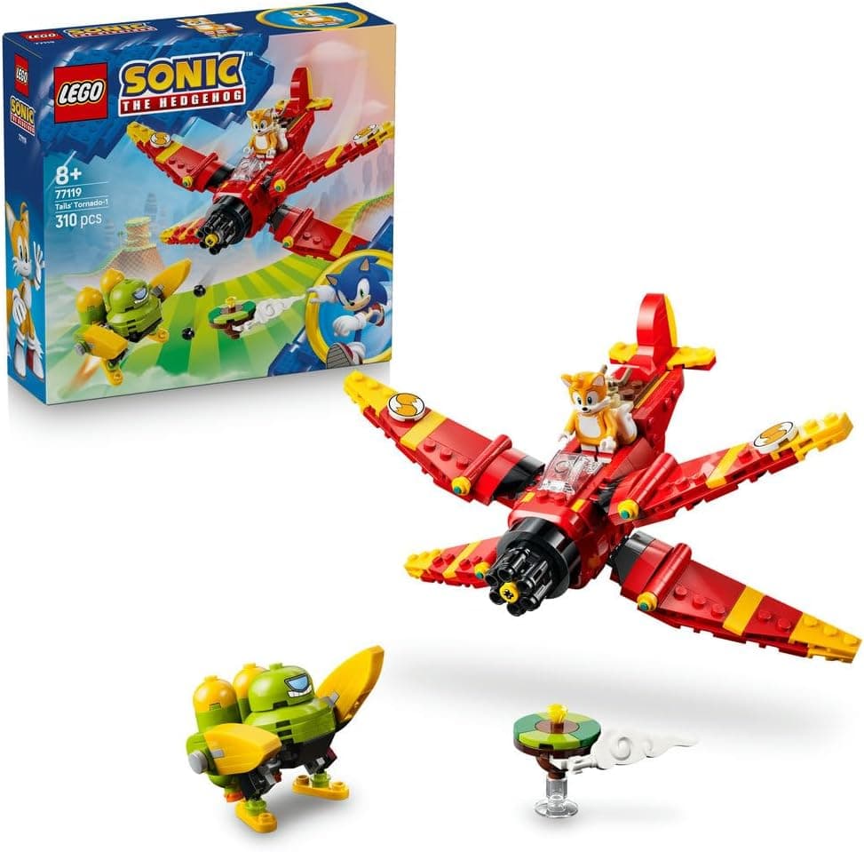 لگو مدل Sonic the Hedgehog Tails' Tornado-1 77119 لگو مدل Sonic the Hedgehog Tails' Tornado-1 77119