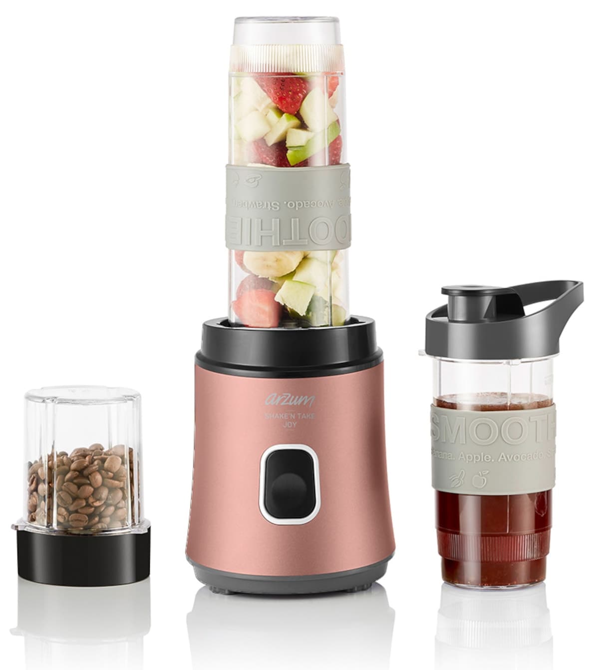بلندر شخصی Arzum Shake'N Take مدل AR1101 600W آسیاب قهوه رنگ غروب بلندر شخصی Arzum Shake'N Take مدل AR1101 600W آسیاب قهوه رنگ غروب