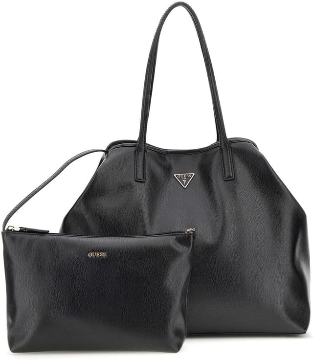 کیف توت زنانه GUESS مدل Victtoria سیاه 34x40x20 cm کیف توت زنانه GUESS مدل Victtoria سیاه 34x40x20 cm