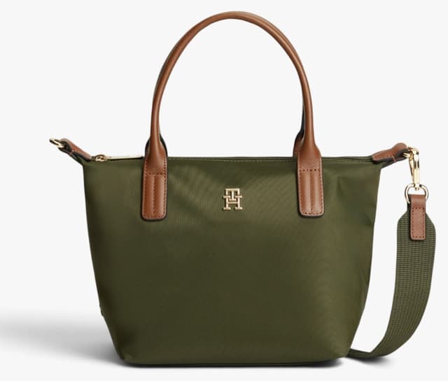کیف دستی زنانه Tommy Hilfiger سبز POPETTE MINI TOTE مدل AW0AW17709 کیف دستی زنانه Tommy Hilfiger سبز POPETTE MINI TOTE مدل AW0AW17709