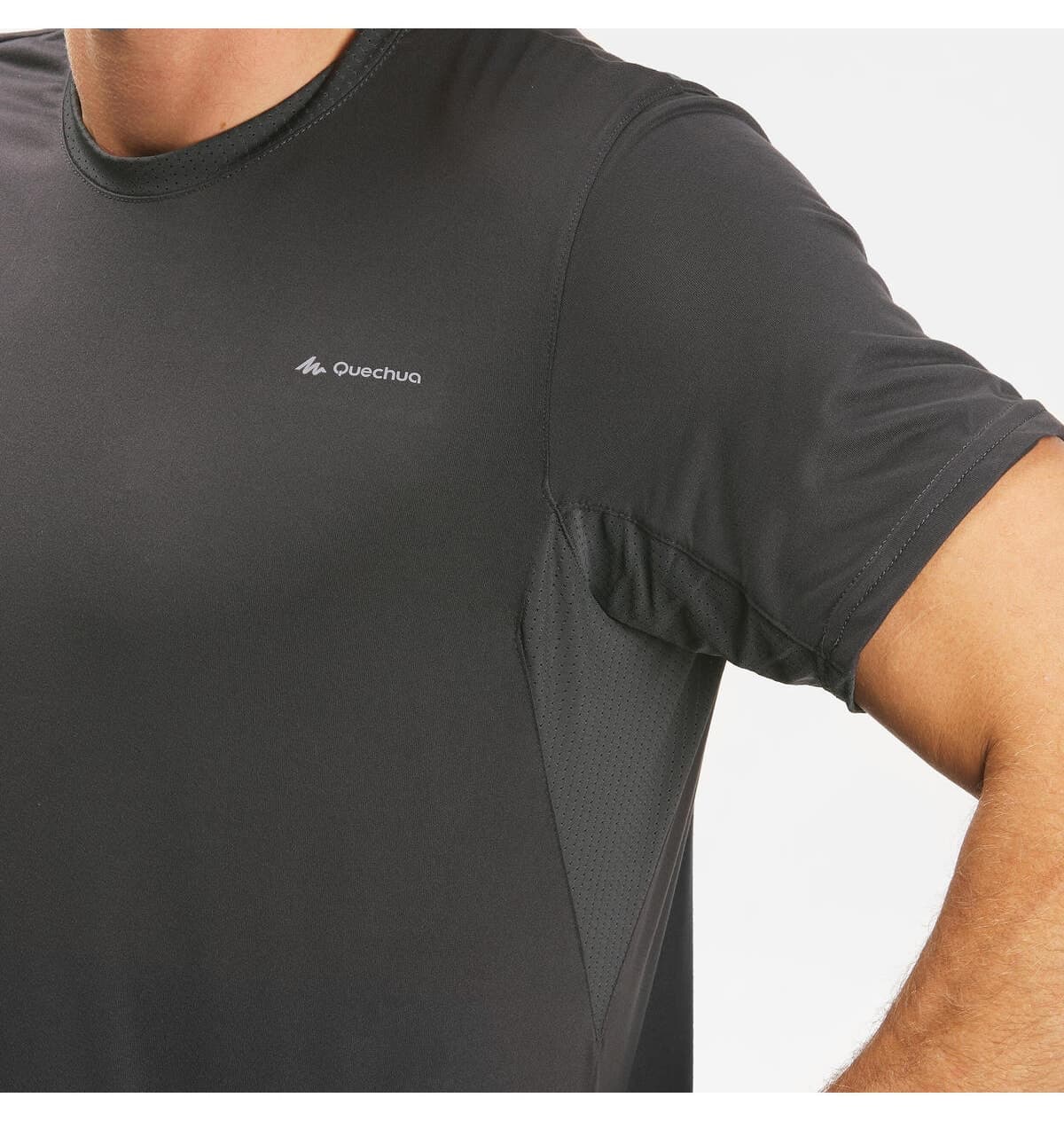 تیشرت مردانه Decathlon Quechua اوتدور خاکستری تیره مدل MH100 تیشرت مردانه Decathlon Quechua اوتدور خاکستری تیره مدل MH100