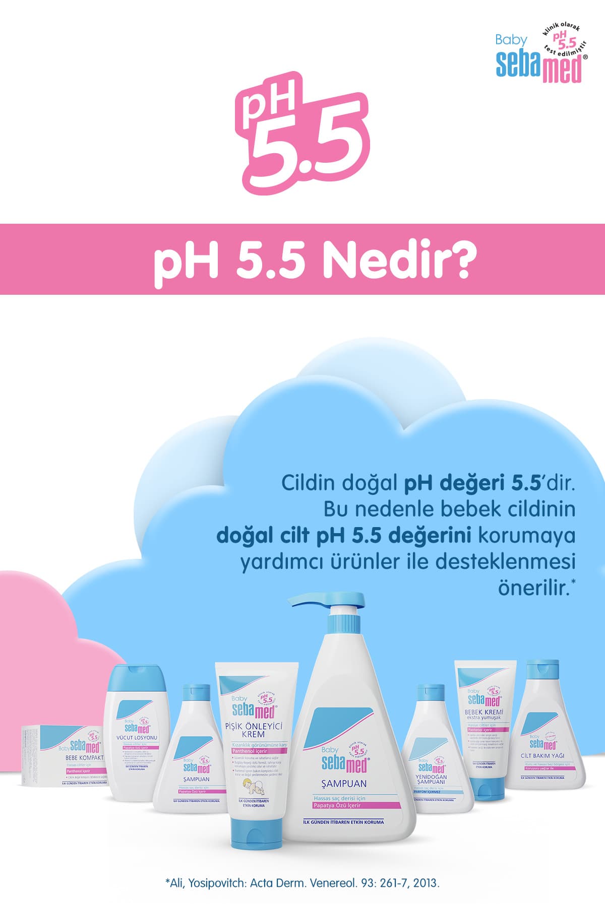 لوسیون بدن نوزاد Sebamed مرطوبکننده عمیق و تسکیندهنده پوست حساس 200 ml با pH 5.5 لوسیون بدن نوزاد Sebamed مرطوبکننده عمیق و تسکیندهنده پوست حساس 200 ml با pH 5.5