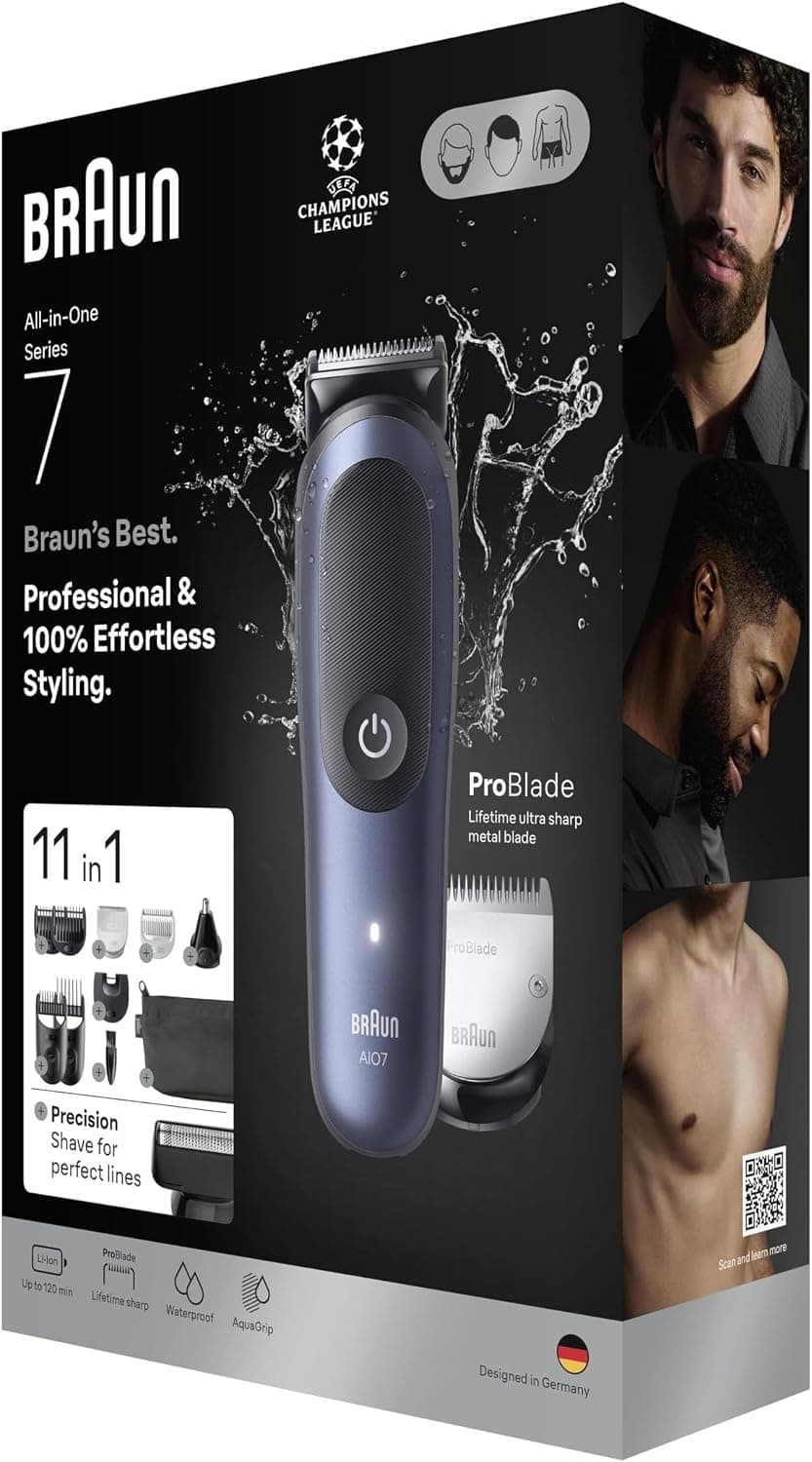 کیت اصلاح Braun Series 7، 11 کاره ProBlade AutoSense مدل AIO7540 کیت اصلاح Braun Series 7، 11 کاره ProBlade AutoSense مدل AIO7540