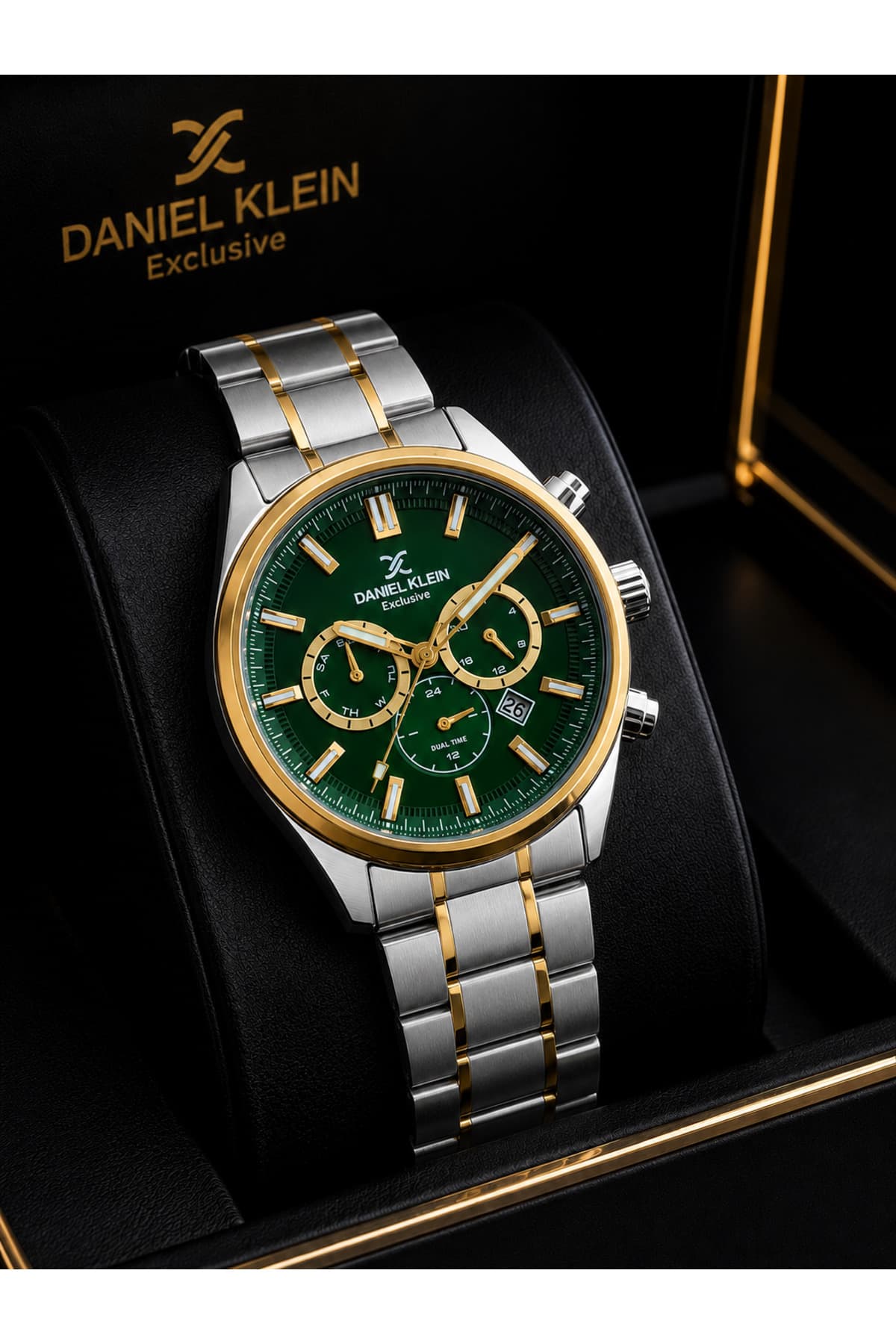 ساعت مچی مردانه Daniel Klein بند فولادی کیس Rolex تقویمدار ضد آب 3 ATM مدل EDK.1.10665-7 ساعت مچی مردانه Daniel Klein بند فولادی کیس Rolex تقویمدار ضد آب 3 ATM مدل EDK.1.10665-7