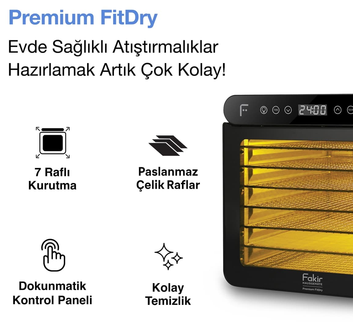 دستگاه سبزی و میوه خشککن Fakir Fitdry دستگاه سبزی و میوه خشککن Fakir Fitdry