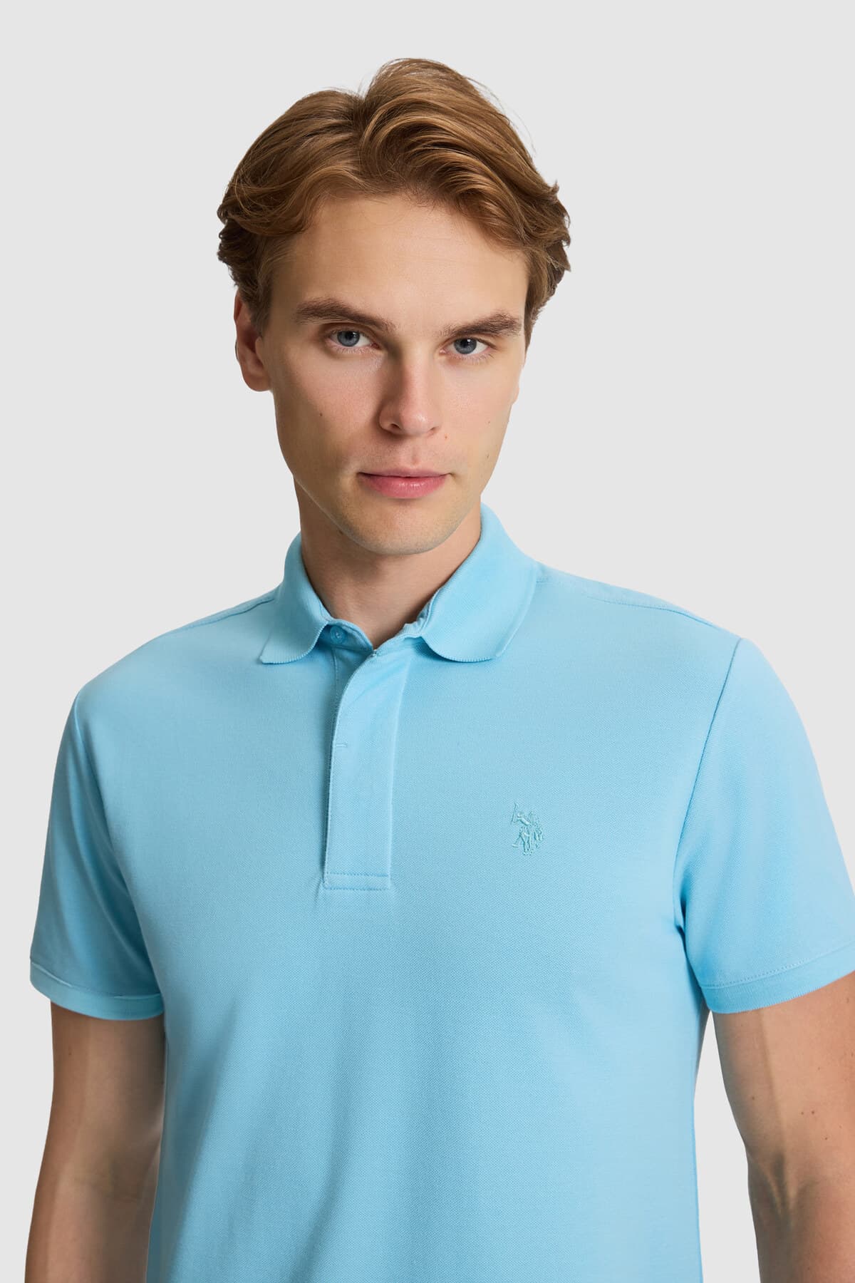 تیشرت مردانه U.S. Polo Assn. مدل 50327003-VR007 آبی ساده تیشرت مردانه U.S. Polo Assn. مدل 50327003-VR007 آبی ساده