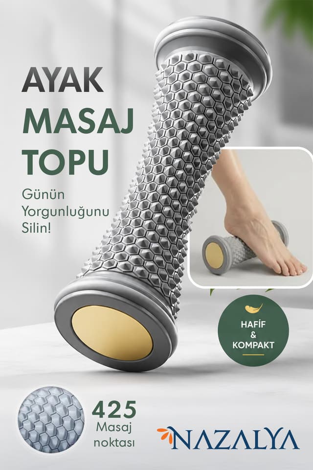 غلتک ماساژ پا Nazalya برای ماساژ عمقی و تمرین خار پاشنه غلتک ماساژ پا Nazalya برای ماساژ عمقی و تمرین خار پاشنه