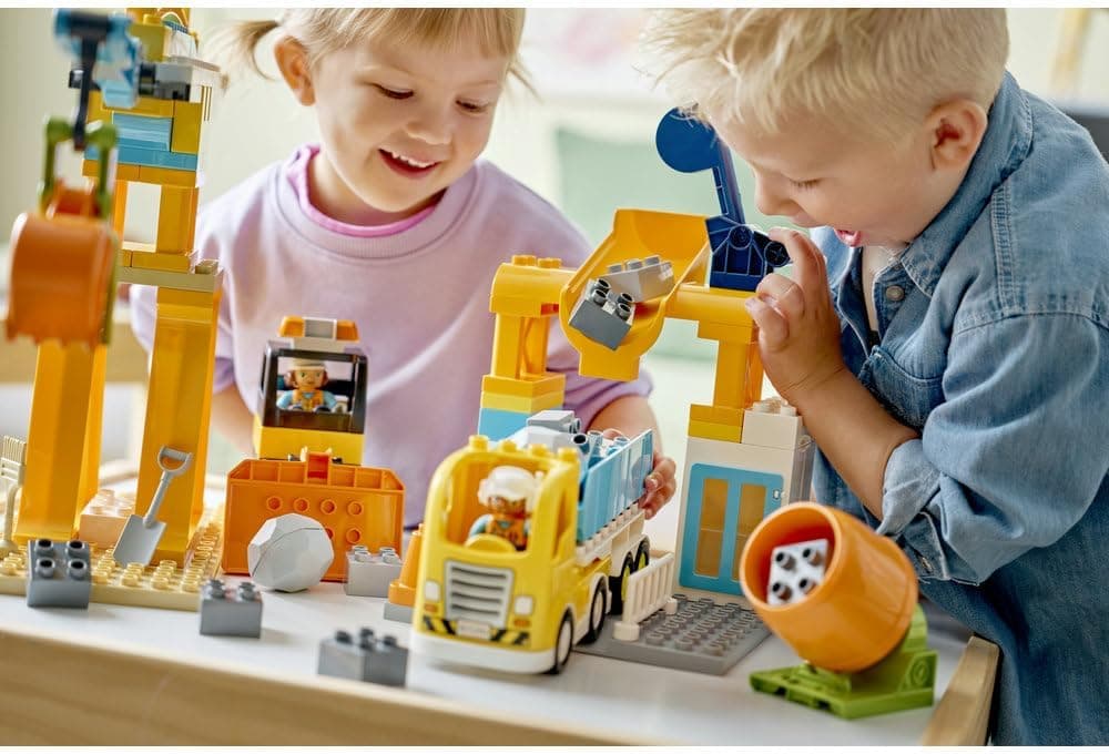 لگو DUPLO کارگاه ساختمانی و وسایل نقلیه 3 in 1 مدل 10476 لگو DUPLO کارگاه ساختمانی و وسایل نقلیه 3 in 1 مدل 10476