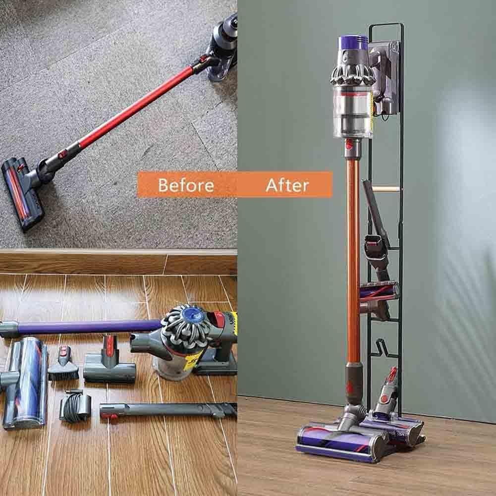 پایه نگهدارنده جاروبرقی RUQIWEMI فلزی با چرخ مناسب Dyson و Dreame مدل 1 پایه نگهدارنده جاروبرقی RUQIWEMI فلزی با چرخ مناسب Dyson و Dreame مدل 1