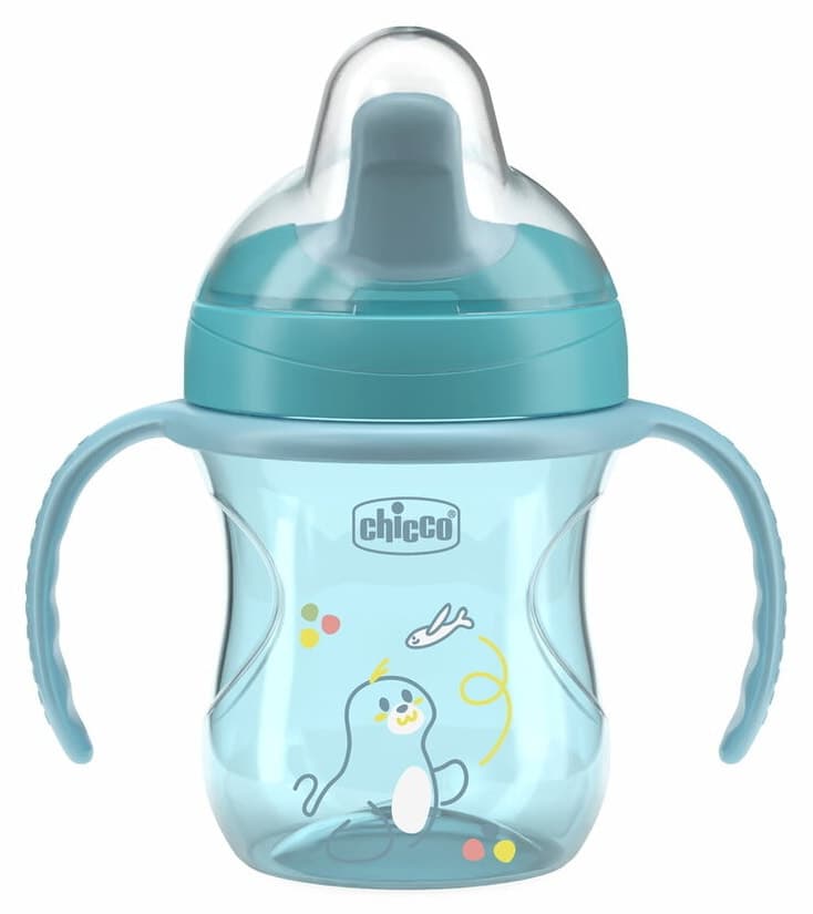 لیوان مردانه Chicco YARI با نوک نرم 6 ماه لیوان مردانه Chicco YARI با نوک نرم 6 ماه
