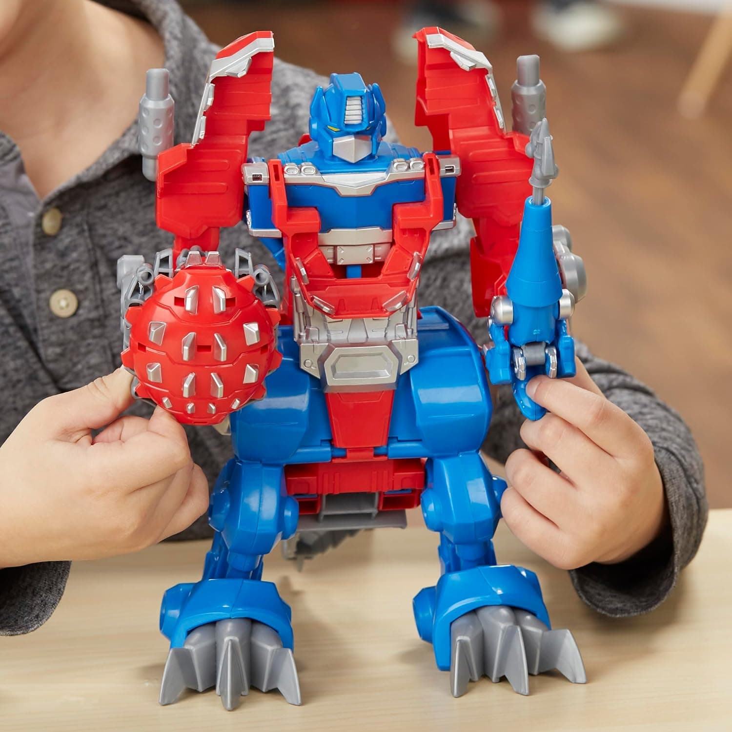 فیگور اکشن اسباببازی Transformers برای کودکان مدل Rescue Bots Knight Watch Optimus Prime فیگور اکشن اسباببازی Transformers برای کودکان مدل Rescue Bots Knight Watch Optimus Prime