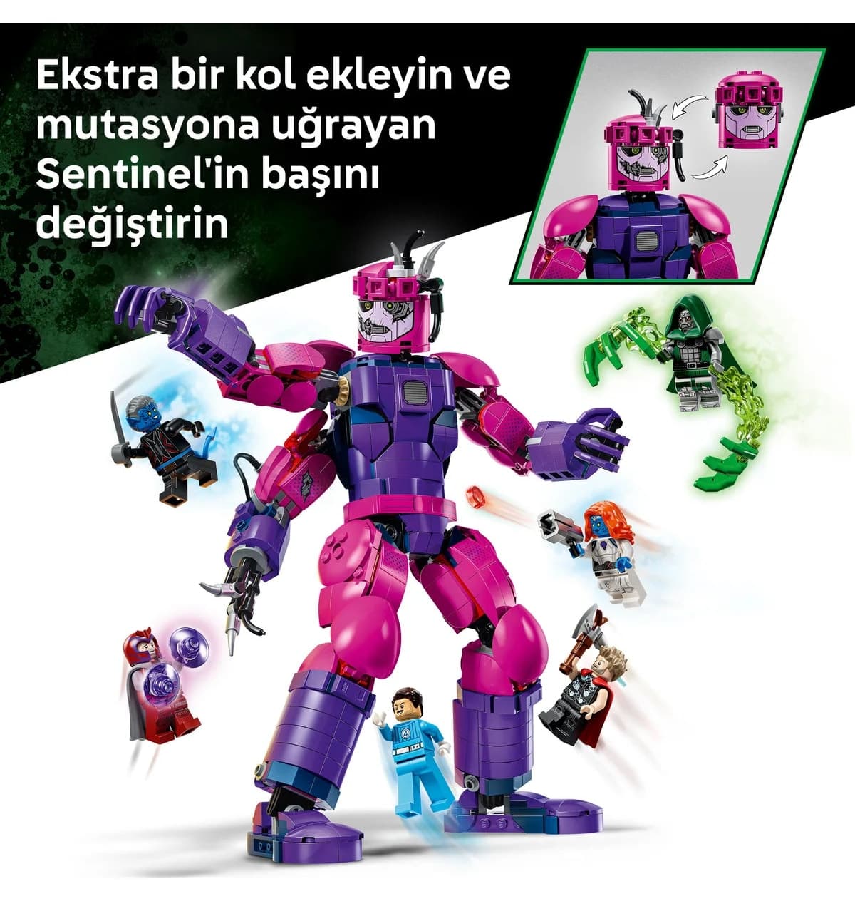 لگو Marvel نبرد افسانهای Avengers: Doomsday مدل 76348 با 846 قطعه لگو Marvel نبرد افسانهای Avengers: Doomsday مدل 76348 با 846 قطعه