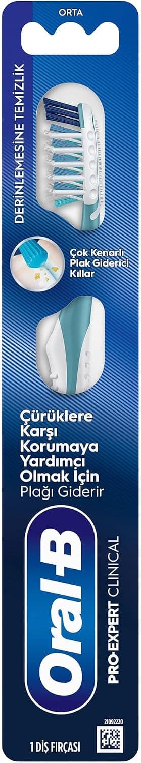 مسواک Oral-B Pro-Expert Clinical با پاککنندگی عمیق و برس با سختی متوسط مسواک Oral-B Pro-Expert Clinical با پاککنندگی عمیق و برس با سختی متوسط