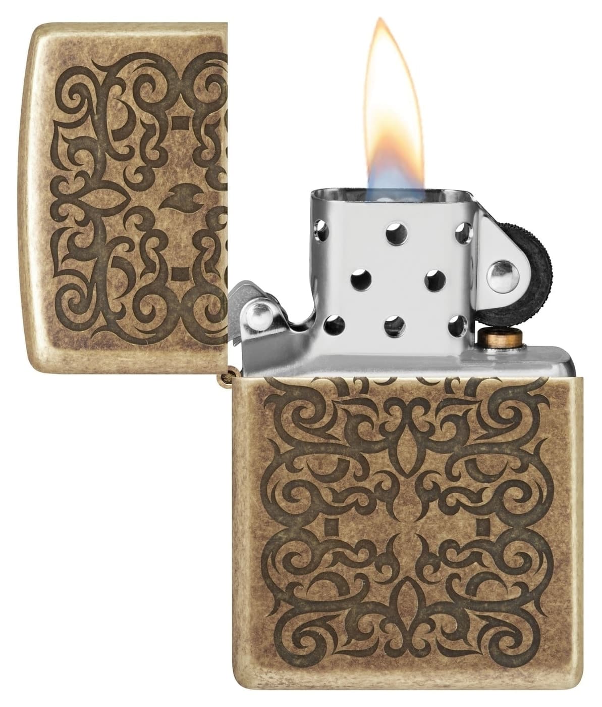 فندک Zippo طرح تتو مدل 201Fb Z-48484 فندک Zippo طرح تتو مدل 201Fb Z-48484