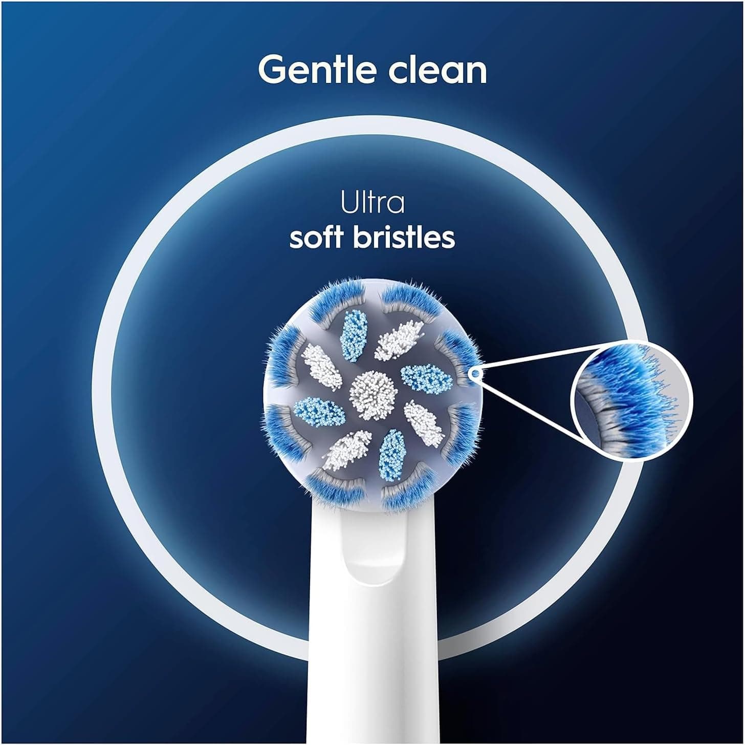 سری مسواک برقی Oral-B Pro Sensitive Clean با برس Xشکل فوقنرم سفید بسته 4 عددی سری مسواک برقی Oral-B Pro Sensitive Clean با برس Xشکل فوقنرم سفید بسته 4 عددی