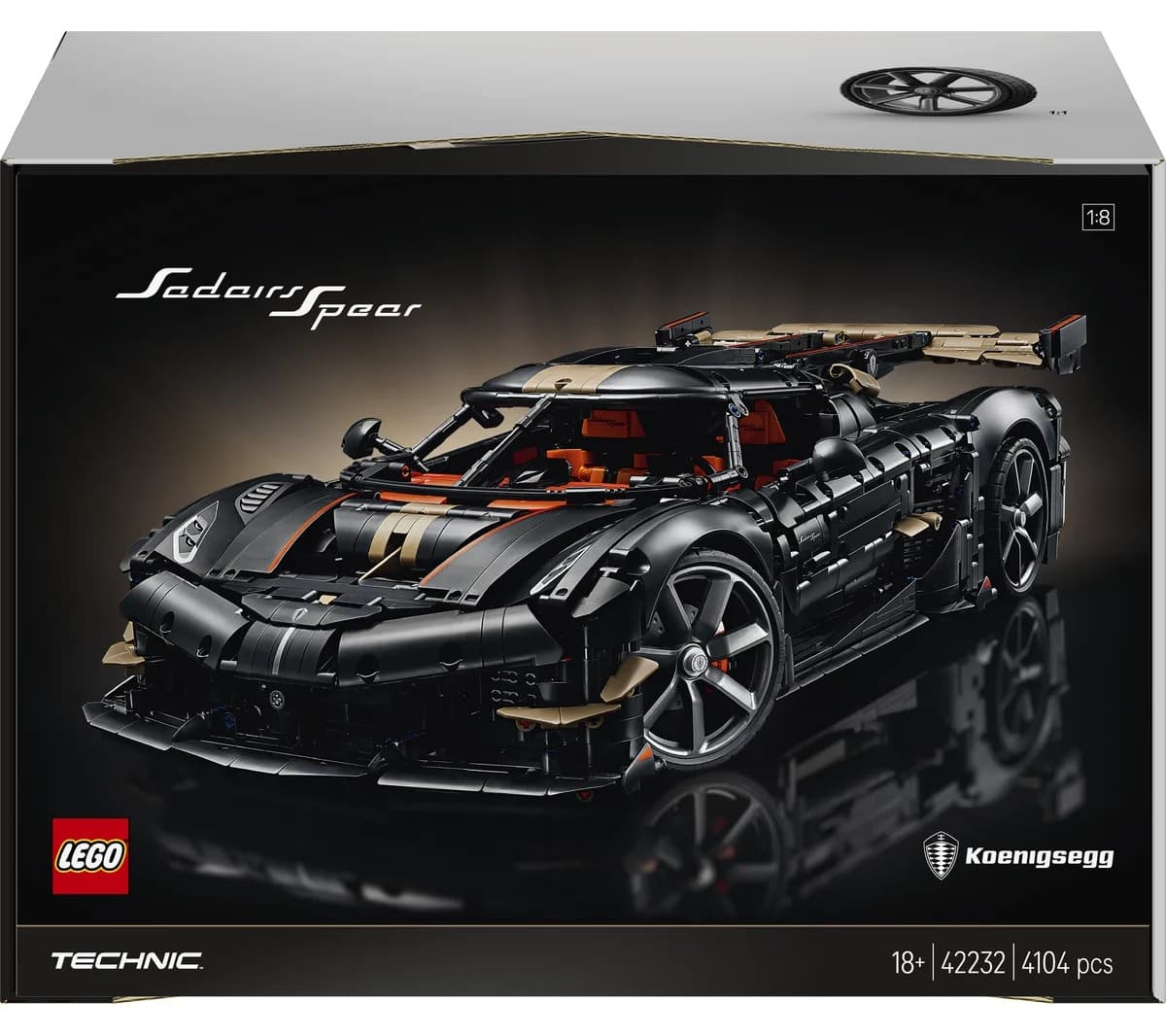 لگو 42232 Technic Koenigsegg Sadair's Spear ماشین برای بزرگسالان لگو 42232 Technic Koenigsegg Sadair's Spear ماشین برای بزرگسالان