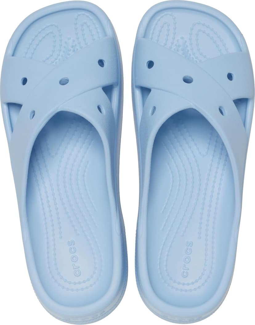 صندل اسلاید زنانه Crocs بند ضربدری مدل Cl صندل اسلاید زنانه Crocs بند ضربدری مدل Cl