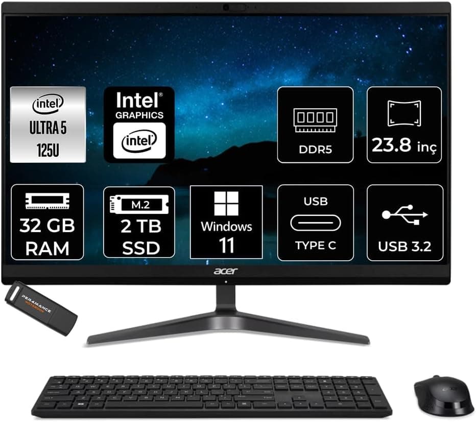 کامپیوتر همهکاره Acer Veriton Ultra 5 125U 32GB 2TB SSD کامپیوتر همهکاره Acer Veriton Ultra 5 125U 32GB 2TB SSD