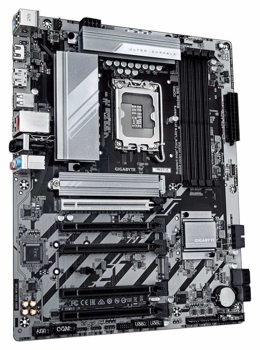 مادربرد Gigabyte مدل B860 DS3H با WiFi6E و DDR5 سوکت 1851P ATX مادربرد Gigabyte مدل B860 DS3H با WiFi6E و DDR5 سوکت 1851P ATX