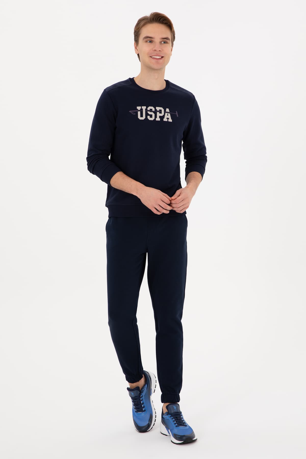 سوئیشرت مردانه U.S. Polo Assn. فیت معمولی یقه گرد سرمهای مدل 50315536-VR033 سوئیشرت مردانه U.S. Polo Assn. فیت معمولی یقه گرد سرمهای مدل 50315536-VR033
