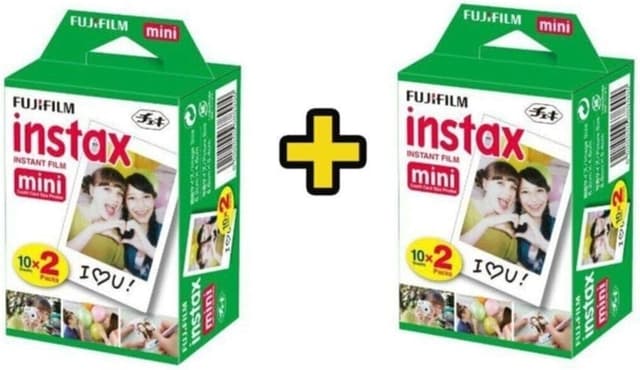 فیلم عکاسی فوری Fujifilm Instax Mini بسته 2 پک (40 عکس) فیلم عکاسی فوری Fujifilm Instax Mini بسته 2 پک (40 عکس)