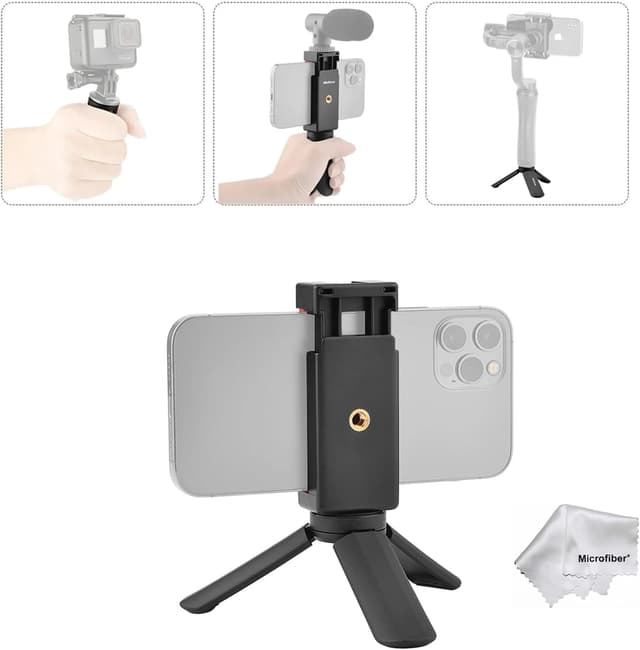 سهپایه استند گیمبال با نگهدارنده موبایل T&YFOTOP مناسب Zhiyun، Feiyu و DJI Osmo سهپایه استند گیمبال با نگهدارنده موبایل T&YFOTOP مناسب Zhiyun، Feiyu و DJI Osmo