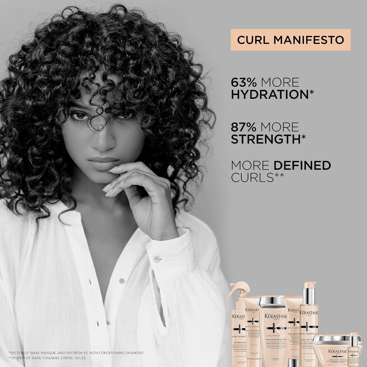 ژل کرم حالت دهنده موی فر Kérastase Curl Manifesto ضد وز 150ml ژل کرم حالت دهنده موی فر Kérastase Curl Manifesto ضد وز 150ml