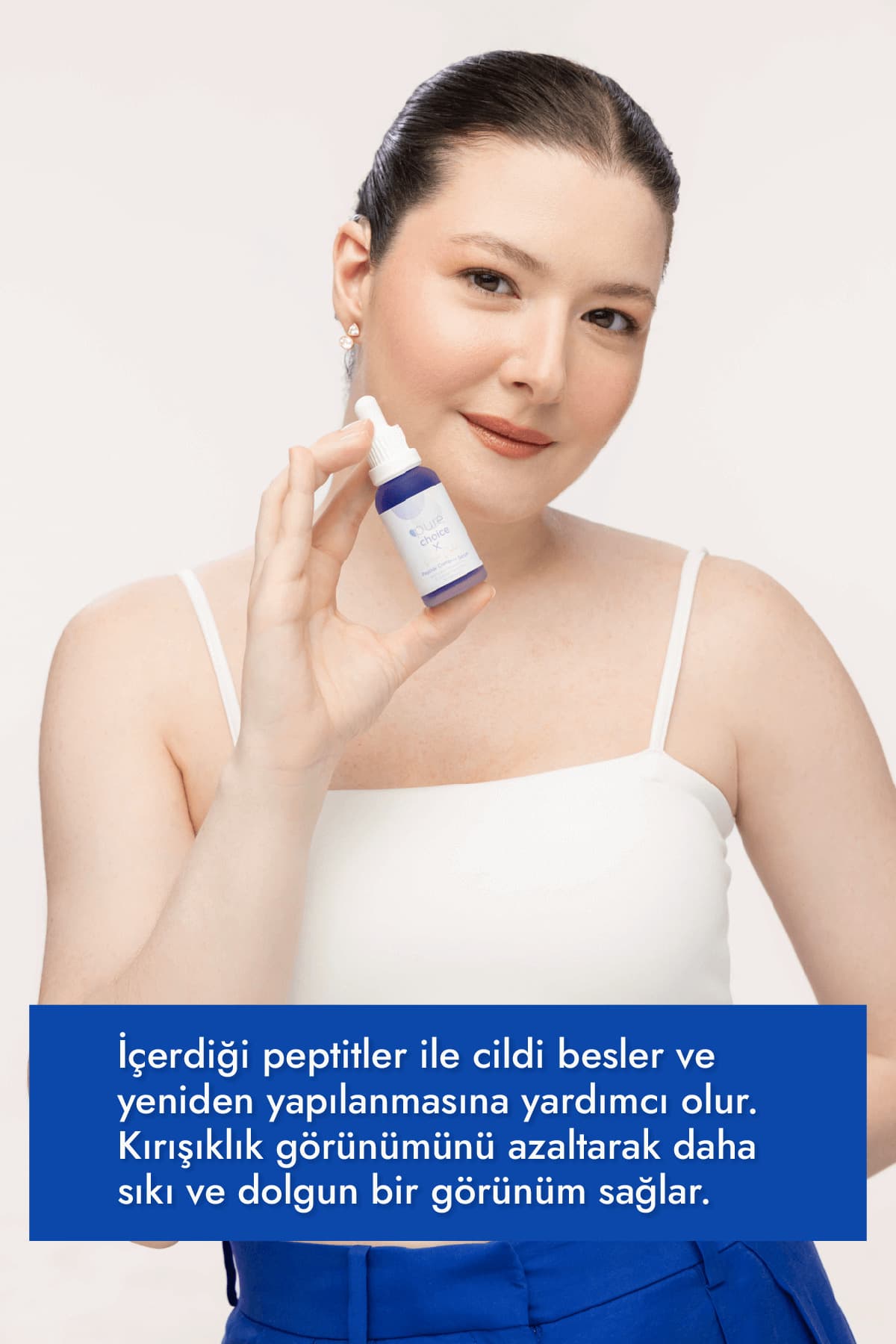 سرم Pure Choice X Çisem Çakır Peptide Complex سفتکننده و حجیمکننده 30 ml سرم Pure Choice X Çisem Çakır Peptide Complex سفتکننده و حجیمکننده 30 ml