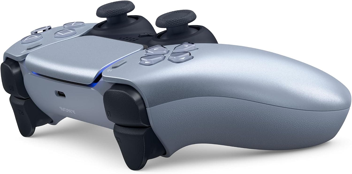 کنترلر بیسیم PlayStation 5 نقرهای مدل DualSense کنترلر بیسیم PlayStation 5 نقرهای مدل DualSense