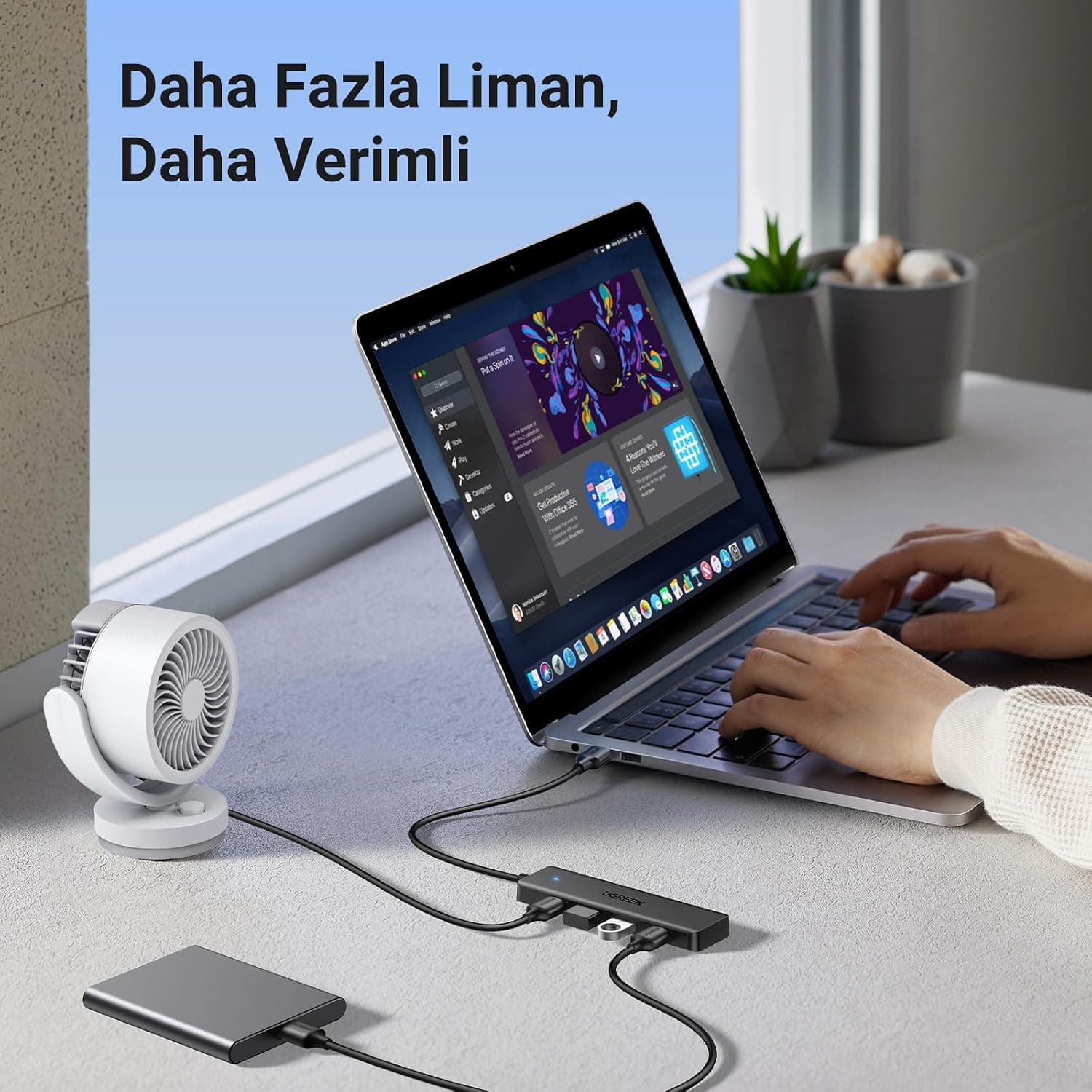 هاب USB 3.0 مناسب MacBook، Mac Mini، iMac، Surface Pro، XPS، Thinkpad، فلش USB، هارد اکسترنال و رایانه رومیزی UGREEN با سرعت 5 Gbps، 15 cm هاب USB 3.0 مناسب MacBook، Mac Mini، iMac، Surface Pro، XPS، Thinkpad، فلش USB، هارد اکسترنال و رایانه رومیزی UGREEN با سرعت 5 Gbps، 15 cm