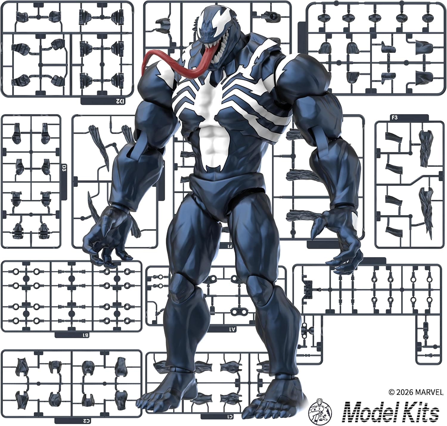 کیت ساخت فیگور اکشن BLOKEES Venom از Marvel Rivals، 185 قطعه، 6 Inch، مناسب 14+ کیت ساخت فیگور اکشن BLOKEES Venom از Marvel Rivals، 185 قطعه، 6 Inch، مناسب 14+