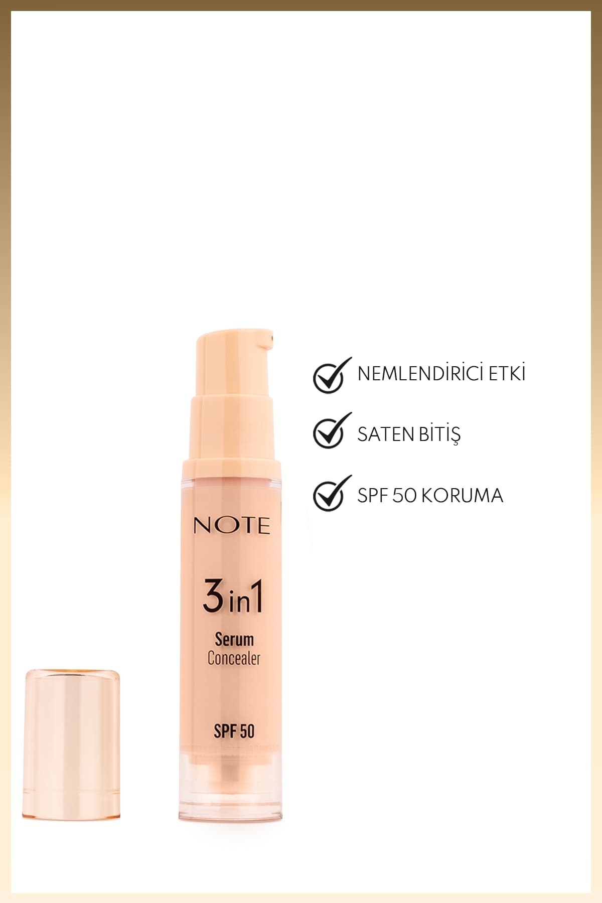 کانسیلر Note Cosmetics سرم ۳ در ۱ SPF 50 مدل 20 بژ متوسط کانسیلر Note Cosmetics سرم ۳ در ۱ SPF 50 مدل 20 بژ متوسط