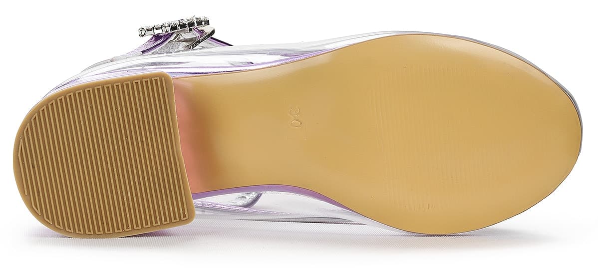 کفش مجلسی شفاف پاشنهدار دخترانه Kiko Kids مدل Rosella Unicorn کفش مجلسی شفاف پاشنهدار دخترانه Kiko Kids مدل Rosella Unicorn