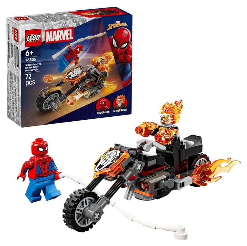لگو Marvel ست مدل Spider-Man مقابل موتورسیکلت Ghost Rider 76335 لگو Marvel ست مدل Spider-Man مقابل موتورسیکلت Ghost Rider 76335