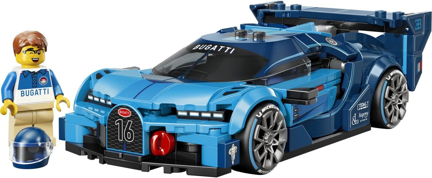 لگو Speed Champions Bugatti Vision Gran Turismo ماشین اسپرت هایپر مدل 77253 لگو Speed Champions Bugatti Vision Gran Turismo ماشین اسپرت هایپر مدل 77253