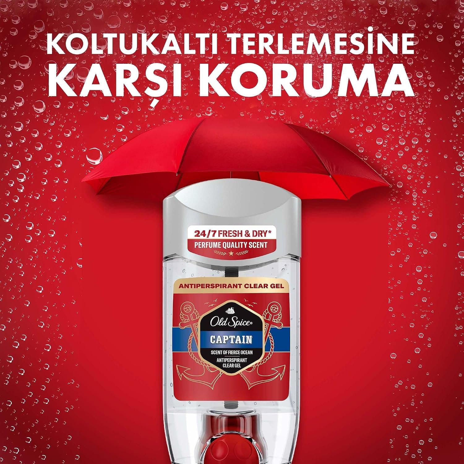 دئودورانت ژلی ضدتعریق شفاف Old Spice Captain 70 ml دئودورانت ژلی ضدتعریق شفاف Old Spice Captain 70 ml