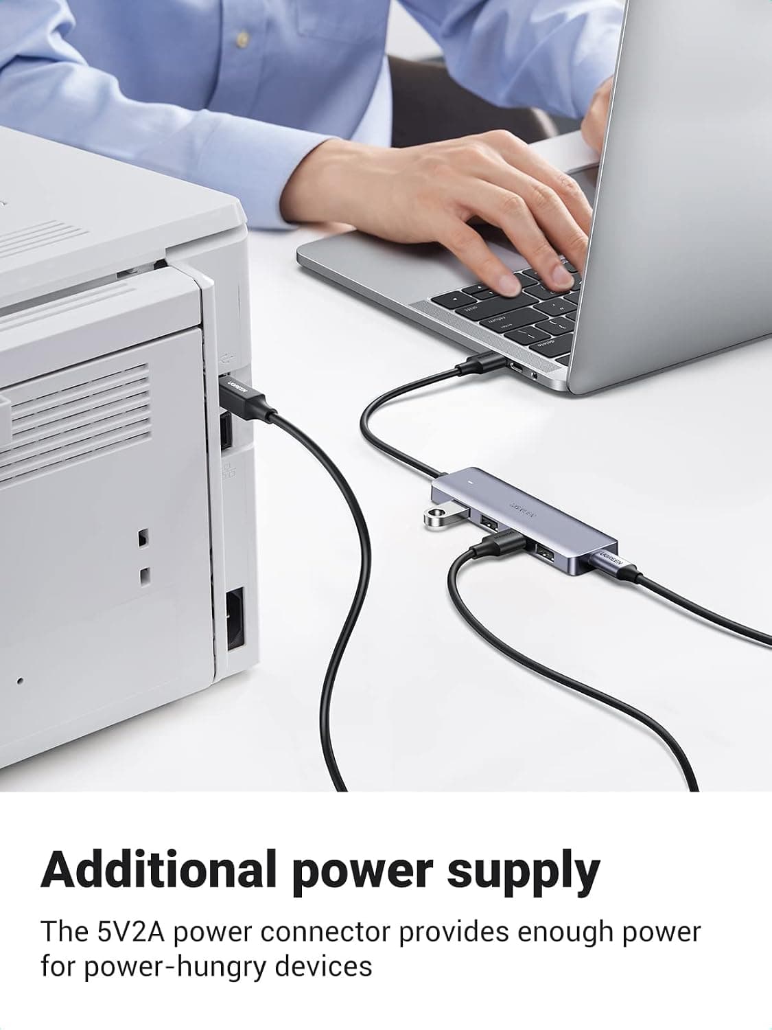 هاب USB چهارپورت UGREEN با USB 3.0 هاب USB چهارپورت UGREEN با USB 3.0