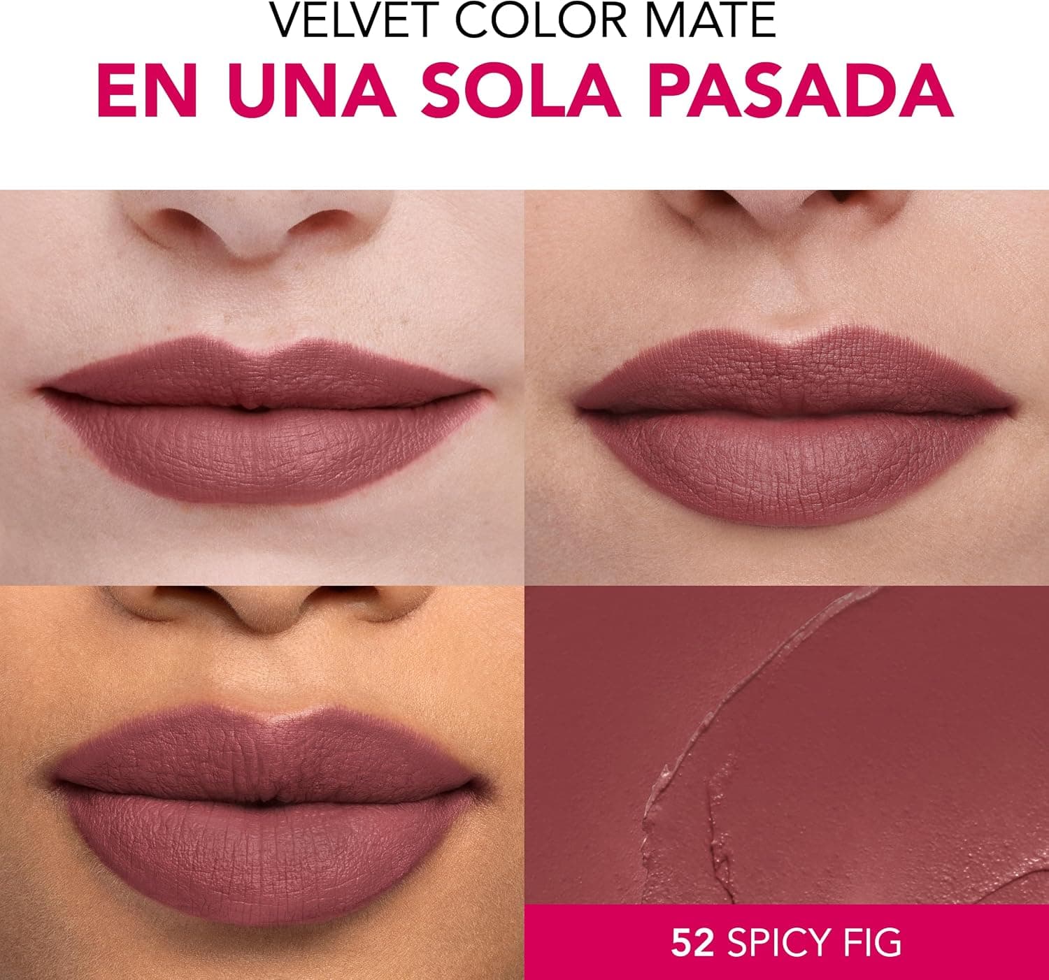 رژ لب Bourjois Rouge Velvet The Lipstick شماره 52 Spicy Fig 2.4 g رژ لب Bourjois Rouge Velvet The Lipstick شماره 52 Spicy Fig 2.4 g