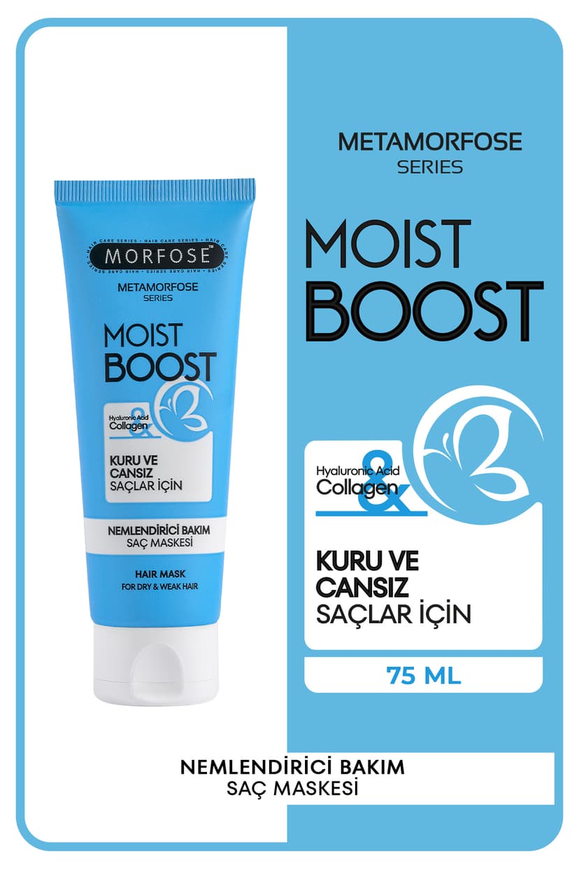 ماسک مو Morfose مرطوبکننده Metamorfose Moist Boost 75 ML ماسک مو Morfose مرطوبکننده Metamorfose Moist Boost 75 ML