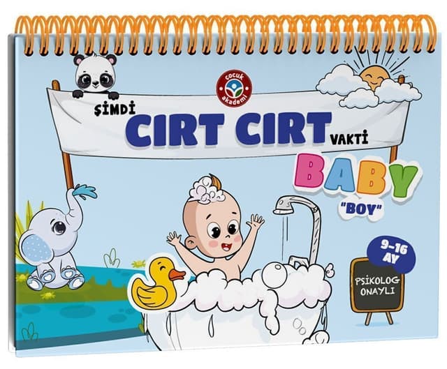 کتاب پسرانه Çocuk Akademi Şimdi Cırt Cırt Vakti 9-16 ماه کتاب پسرانه Çocuk Akademi Şimdi Cırt Cırt Vakti 9-16 ماه