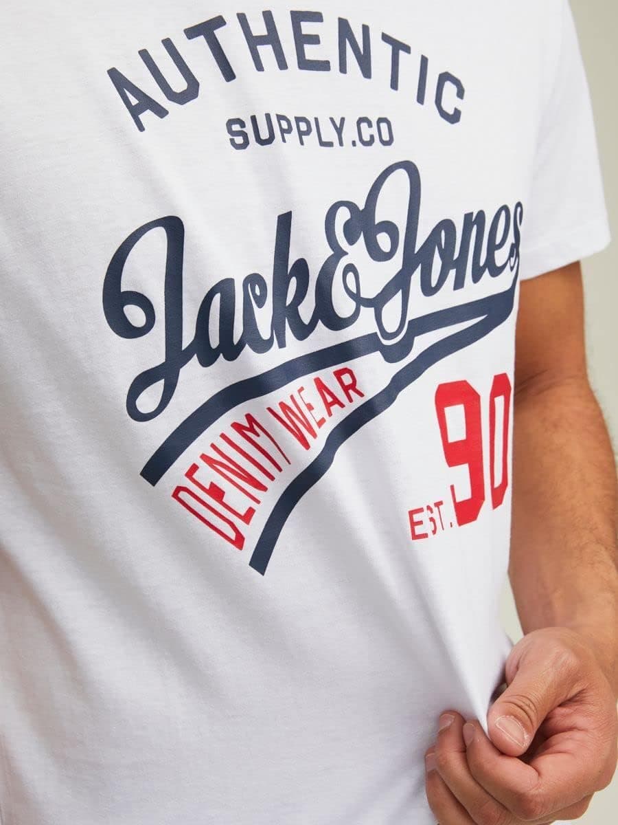 تیشرت مردانه JACK & JONES یقه گرد آستین کوتاه بسته 3 تایی مدل Jjethan تیشرت مردانه JACK & JONES یقه گرد آستین کوتاه بسته 3 تایی مدل Jjethan