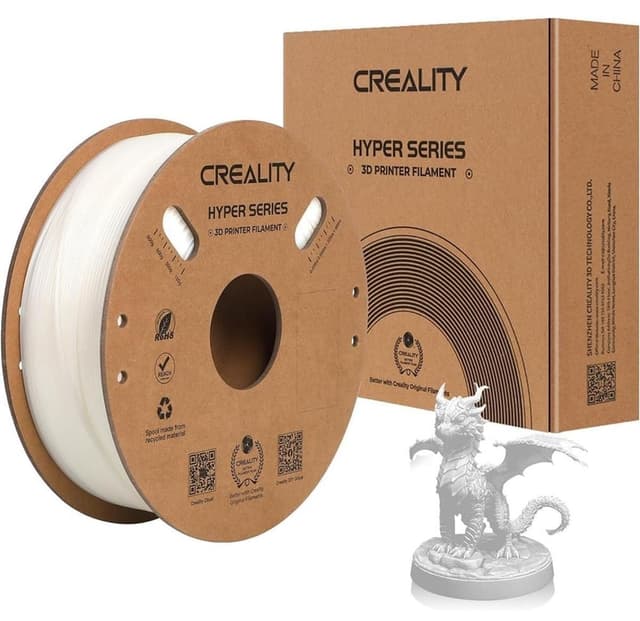 فیلامنت Creality Hyper ABS سفید 1.75mm 1000gr فیلامنت Creality Hyper ABS سفید 1.75mm 1000gr