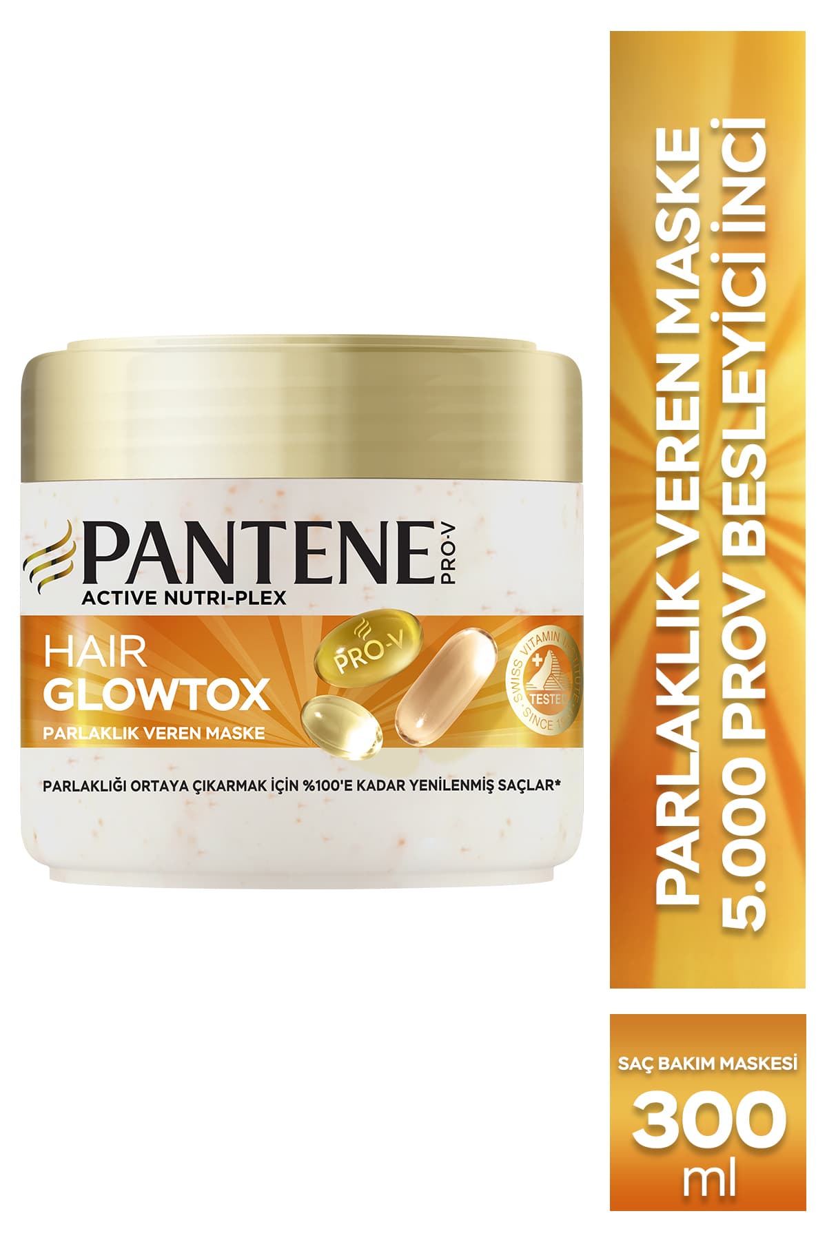 ماسک مو Pantene Hair Glowtox برای درخشندگی موهای مات و آسیبدیده 300ml ماسک مو Pantene Hair Glowtox برای درخشندگی موهای مات و آسیبدیده 300ml