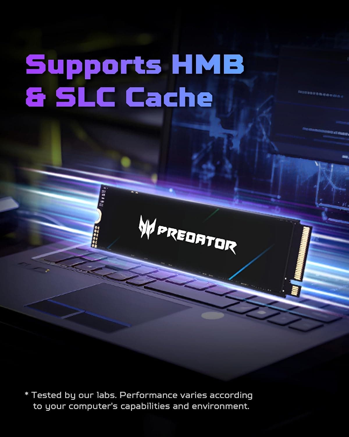 حافظه SSD داخلی لپتاپ، دسکتاپ و PS5 Acer Predator GM7 ظرفیت 2TB، M.2 2280 PCIe Gen4 x4 NVMe 2.0، تا 7200 MB/s، HMB+SLC مدل BL.9BWWR.119 حافظه SSD داخلی لپتاپ، دسکتاپ و PS5 Acer Predator GM7 ظرفیت 2TB، M.2 2280 PCIe Gen4 x4 NVMe 2.0، تا 7200 MB/s، HMB+SLC مدل BL.9BWWR.119