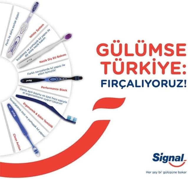 مسواک Signal با برس متوسط برای پاکسازی مؤثر دندان 2+1 مسواک Signal با برس متوسط برای پاکسازی مؤثر دندان 2+1