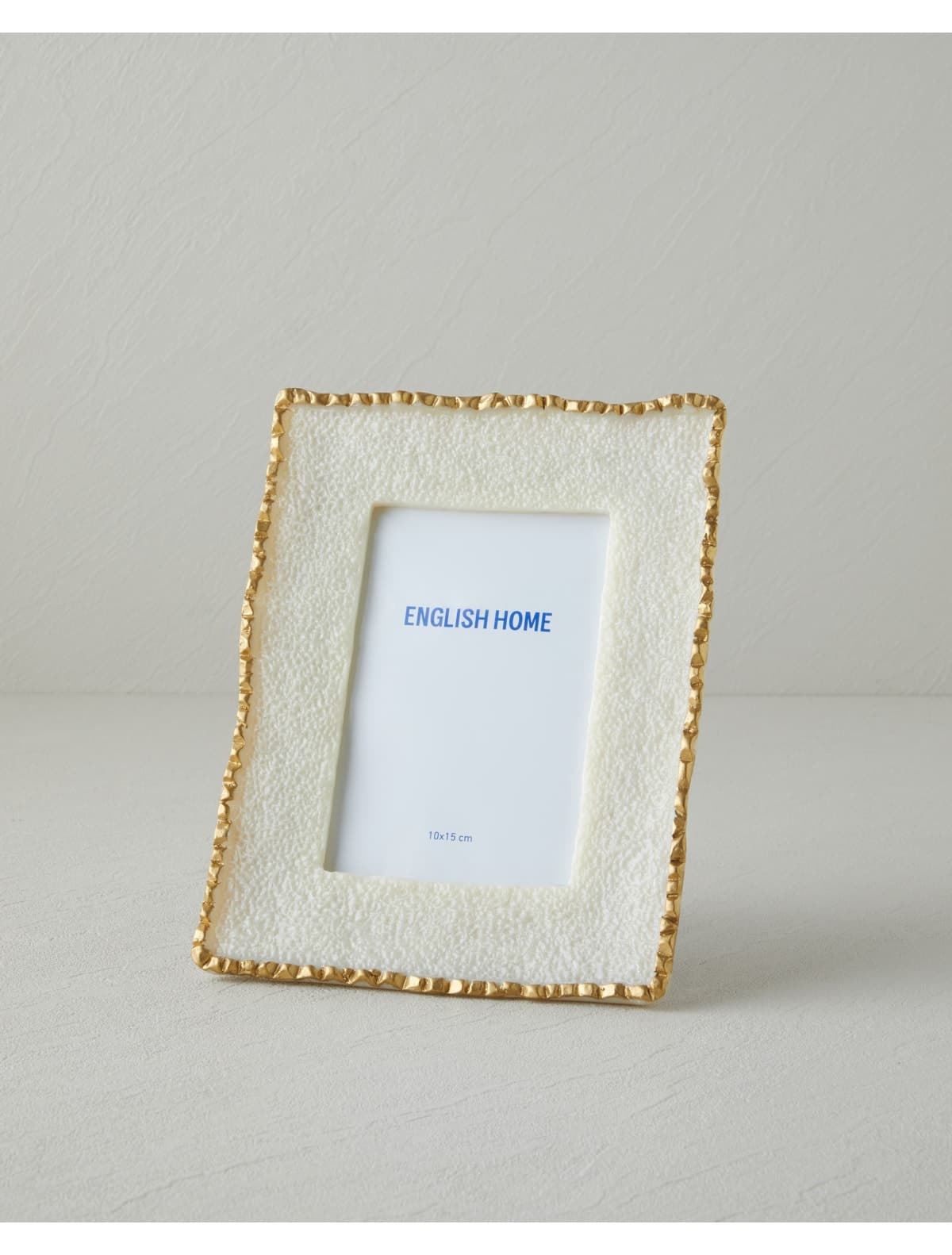 قاب عکس رزینی English Home سفید طلایی 10x15 cm مدل Ariella قاب عکس رزینی English Home سفید طلایی 10x15 cm مدل Ariella